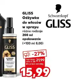 Kaufland Schwarzkopf Gliss Odżywka do włosów w sprayu oferta