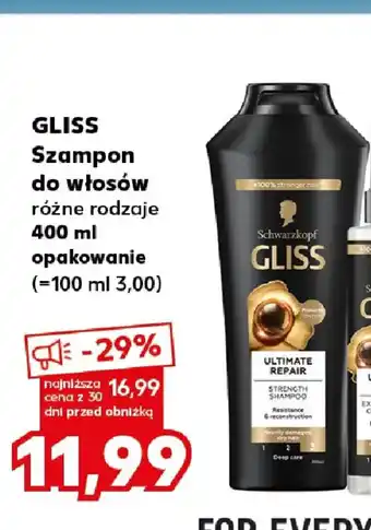 Kaufland Gliss Szampon do włosów oferta