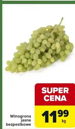 Carrefour Express Winogrona jasne bezpestkowe oferta