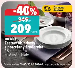 Biedronka Chodzież Zestaw obiadowy Fryderyka oferta