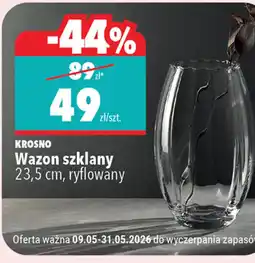 Biedronka Krosno Wazon szklany oferta