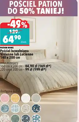 Biedronka Pation Home Pościel bawełniana oferta