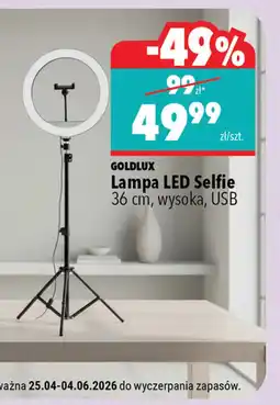 Biedronka Goldlux Lampa LED Selfie oferta