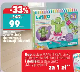 Biedronka Make It Real Zestaw LinXo do tworzenia dekoracji i biżuterii oferta