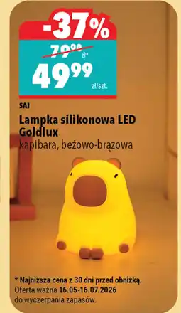 Biedronka Sai Lampka silikonowa LED Goldlux oferta