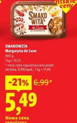 Lidl Smakowita Margaryna de Luxe oferta