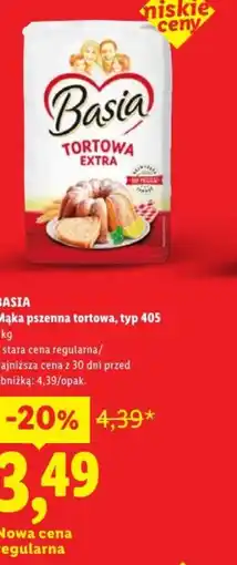 Lidl Basia Mąka pszenna tortowa oferta