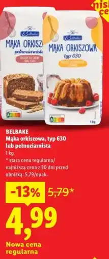 Lidl Belbake Mąka orkiszowa oferta