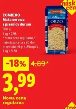 Lidl Combino Makaron orzo oferta