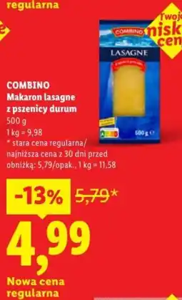 Lidl Combino Makaron lasagne oferta