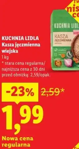 Lidl Kuchnia Lidla Kasza jęczmienna wiejska oferta