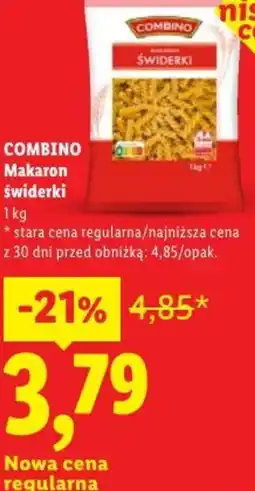 Lidl Combino Makaron świderki oferta