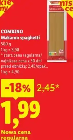 Lidl Combino Makaron spaghetti oferta