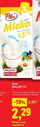 Lidl Pilos Mleko UHT oferta