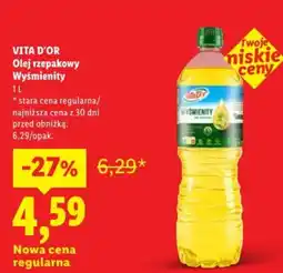 Lidl Vita D'or Olej rzepakowy Wyśmienity oferta