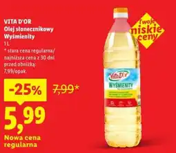 Lidl Vita D'or Olej słonecznikowy Wyśmienity oferta