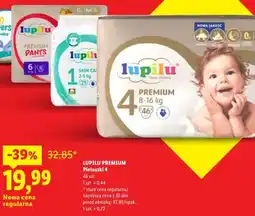 Lidl Lupilu Pieluszki premium 4 oferta