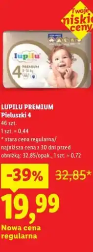 Lidl Lupilu Premium Pieluszki 4 oferta
