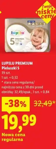 Lidl Lupilu Premium Pieluszki 5 oferta