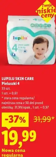 Lidl Lupilu Skin Care Pieluszki 4 oferta
