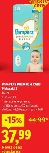 Lidl Pampers Premium Care Pieluszki 2 oferta