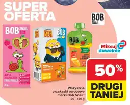Carrefour Bob Snail Przekąski owocowe oferta