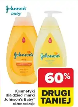 Carrefour Johnson's Baby Kosmetyki dla dzieci oferta