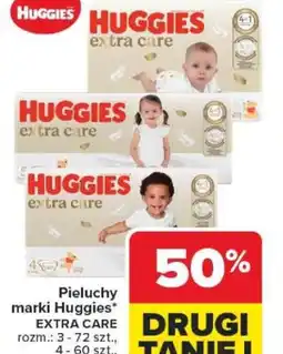 Carrefour Huggies Pieluchy Extra Care oferta