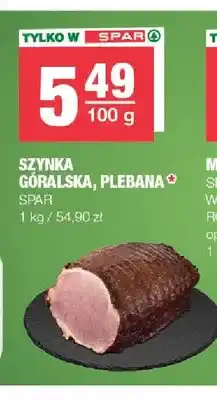 Spar Szynka góralska SPAR oferta