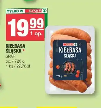Spar Kiełbasa śląska SPAR oferta