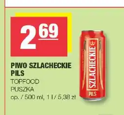 Spar Piwo Szlacheckie Pils puszka oferta