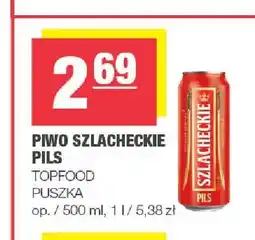 Spar Topfood Piwo Szlacheckie Pils oferta