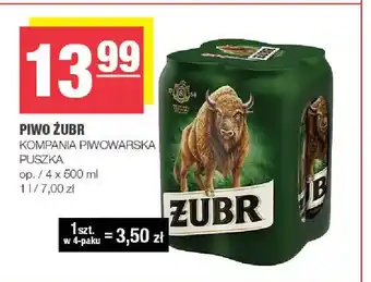 Spar Piwo Żubr Puszka oferta