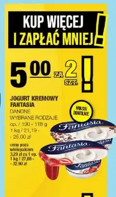 Spar Jogurt kremowy Fantasia Danone oferta