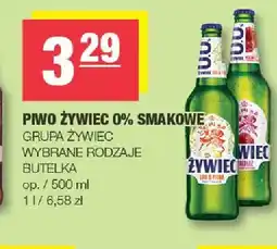 Spar Piwo bezalkoholowe Żywiec 0% smakowe oferta