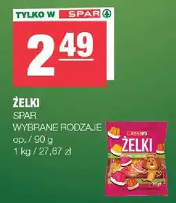 Spar Żelki SPAR oferta