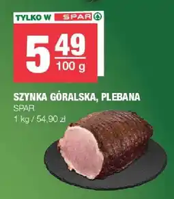 Spar Szynka plebana SPAR oferta