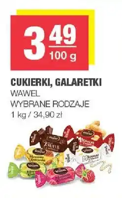 Spar Cukierki, galaretki Wawel oferta