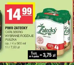 Spar Piwo Zatecky Svetly Lezak 4-pak oferta
