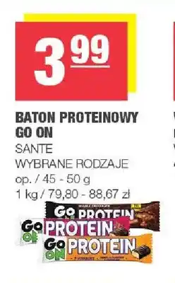 Spar Baton proteinowy Go On oferta
