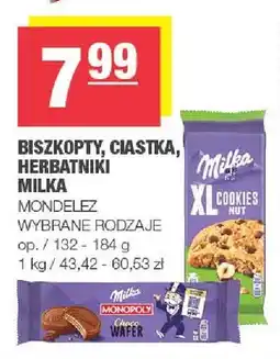 Spar Biszkopty, ciastka, herbatniki Milka oferta