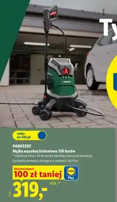 Lidl Myjka wysokociśnieniowa 150 barów PARKSIDE oferta