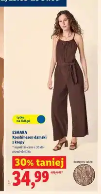 Lidl Kombinezon damski z krepy Esmara oferta