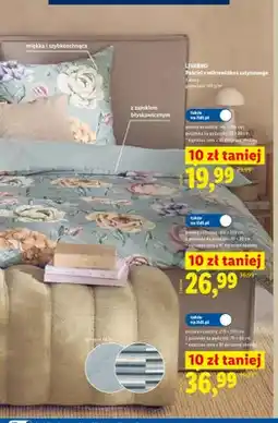 Lidl Pościel z mikrowłókna satynowego LIVARNO 140x200cm i 70x80cm oferta