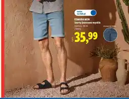 Lidl Szorty jeansowe męskie Esmara Men oferta