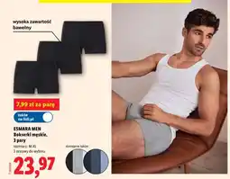Lidl Bokserki męskie ESMARA MEN 3 pary oferta