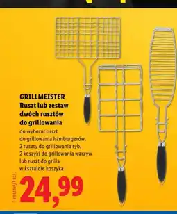 Lidl Ruszt do grillowania hamburgerów GRILLMEISTER oferta