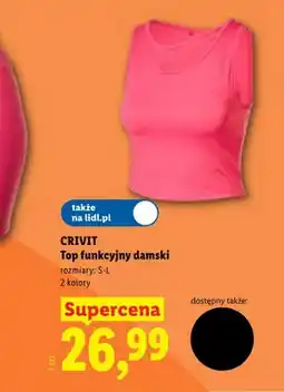 Lidl Top funkcyjny damski CRIVIT oferta