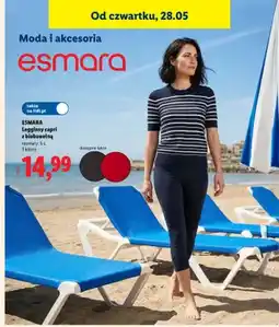 Lidl Legginsy capri z biobawełną ESMARA oferta