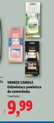 Lidl Odświeżacz powietrza do samochodu YANKEE CANDLE oferta